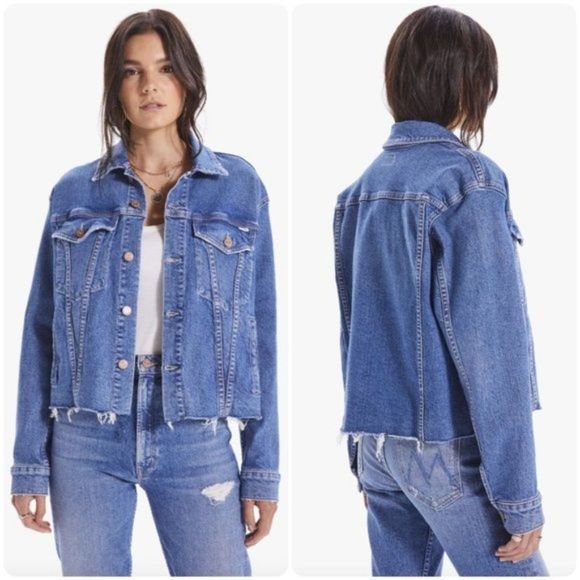 MOTHER The Cut Drifter Denim Jacket